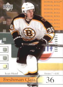 #65 Ivan Huml - Boston Bruins - 2001-02 Upper Deck Honor Roll Hockey