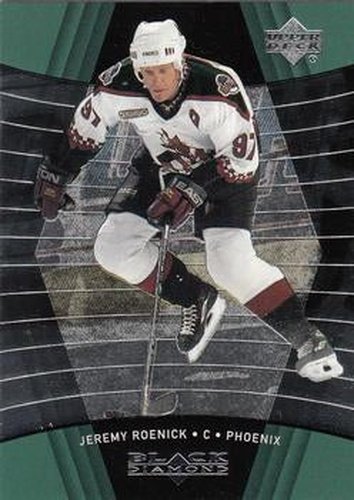 #65 Jeremy Roenick - Phoenix Coyotes - 1999-00 Upper Deck Black Diamond Hockey