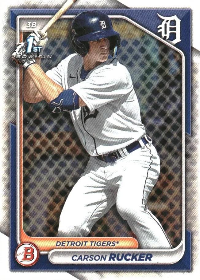 #BP-65 Carson Rucker - Detroit Tigers - 2024 Bowman - Prospects Baseball