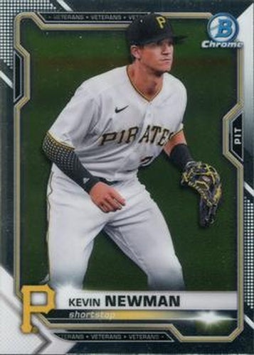 #65 Kevin Newman - Pittsburgh Pirates - 2021 Bowman Chrome Baseball