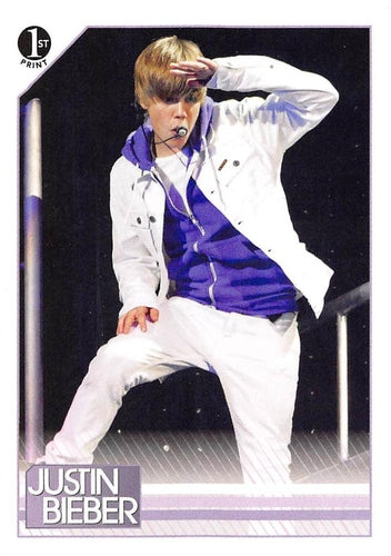 #65 While playing the Sun National Bank Center in - 2010 Panini Justin Bieber