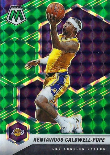#65 Kentavious Caldwell-Pope - Los Angeles Lakers - 2020-21 Panini Mosaic - Mosaic Green Basketball