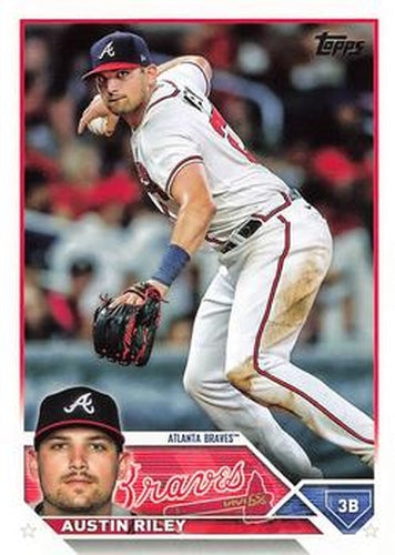 #660 Austin Riley - Atlanta Braves - 2023 Topps Baseball