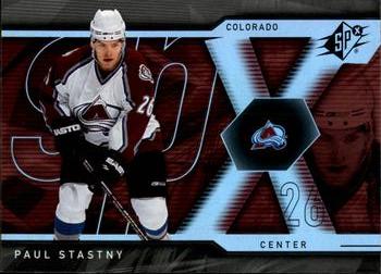 #23 Paul Stastny - Colorado Avalanche - 2007-08 SPx Hockey