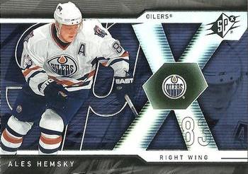 #25 Ales Hemsky - Edmonton Oilers - 2007-08 SPx Hockey