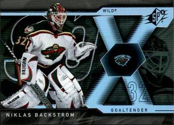 #30 Niklas Backstrom - Minnesota Wild - 2007-08 SPx Hockey
