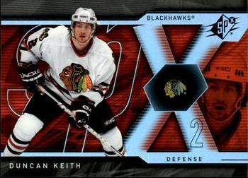 #38 Duncan Keith - Chicago Blackhawks - 2007-08 SPx Hockey