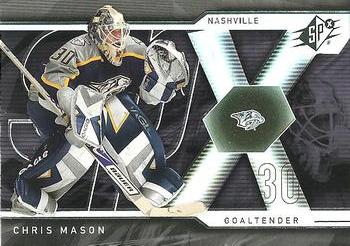 #46 Chris Mason - Nashville Predators - 2007-08 SPx Hockey