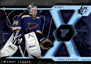 #50 Manny Legace - St. Louis Blues - 2007-08 SPx Hockey