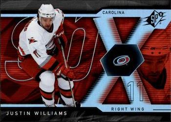 #57 Justin Williams - Carolina Hurricanes - 2007-08 SPx Hockey