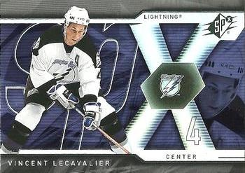#62 Vincent Lecavalier - Tampa Bay Lightning - 2007-08 SPx Hockey