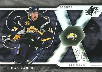 #72 Thomas Vanek - Buffalo Sabres - 2007-08 SPx Hockey