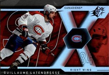 #76 Guillaume Latendresse - Montreal Canadiens - 2007-08 SPx Hockey