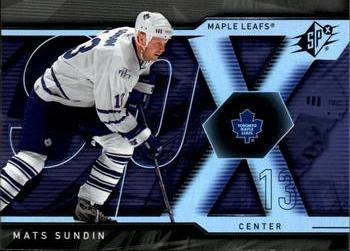 #81 Mats Sundin - Toronto Maple Leafs - 2007-08 SPx Hockey