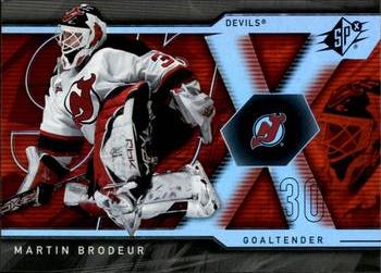 #85 Martin Brodeur - New Jersey Devils - 2007-08 SPx Hockey