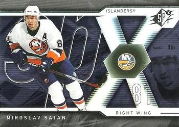 #89 Miroslav Satan - New York Islanders - 2007-08 SPx Hockey