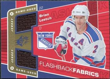 #105 Brian Leetch - New York Rangers - 2007-08 SPx Hockey