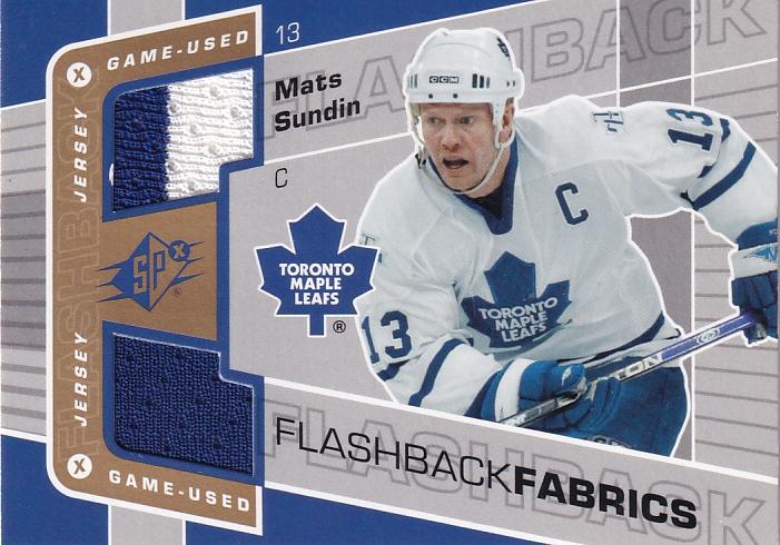 #116 Mats Sundin - Toronto Maple Leafs - 2007-08 SPx Hockey