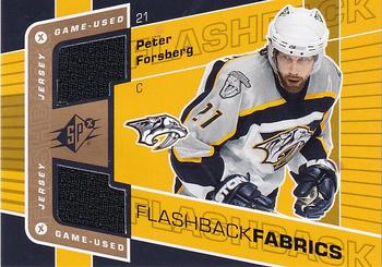 #120 Peter Forsberg - Nashville Predators - 2007-08 SPx Hockey