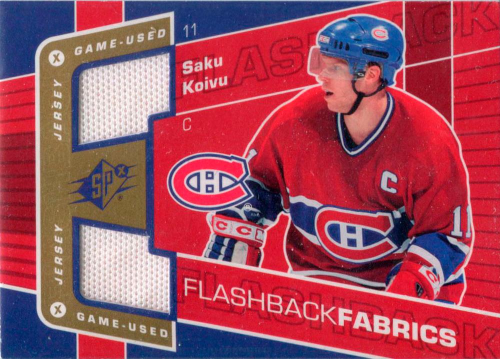 #122 Saku Koivu - Montreal Canadiens - 2007-08 SPx Hockey