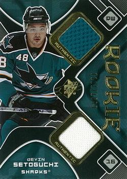 #190 Devin Setoguchi - San Jose Sharks - 2007-08 SPx Hockey