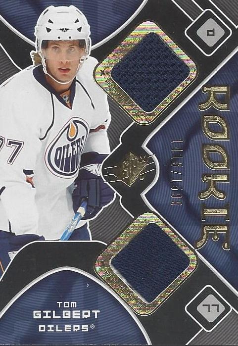 #192 Tom Gilbert - Edmonton Oilers - 2007-08 SPx Hockey