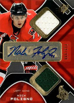 #225 Nick Foligno - Ottawa Senators - 2007-08 SPx Hockey