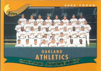 #661 Oakland Athletics - Oakland Athletics - 2002 Topps Baseball