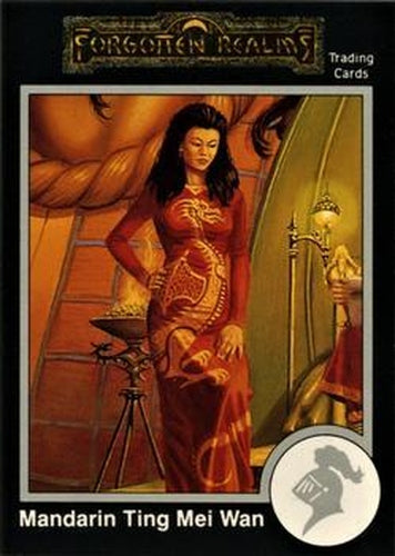 #661 Mandarin Ting Mei Wan - 1991 TSR Advanced Dungeons & Dragons - Silver
