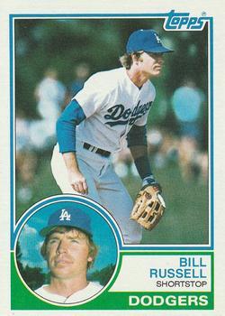 #661 Bill Russell - Los Angeles Dodgers - 1983 Topps Baseball