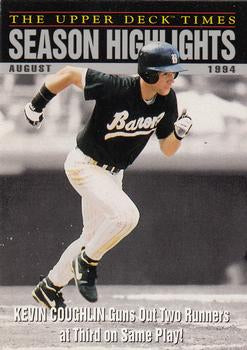 #105 Kevin Coughlin - Birmingham Barons - 1995 Upper Deck Minor League Baseball