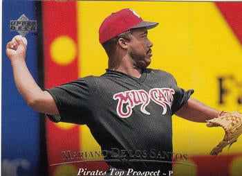 #149 Mariano De los Santos - Carolina Mudcats - 1995 Upper Deck Minor League Baseball