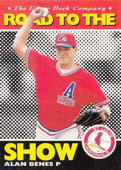#161 Alan Benes - Arkansas Travelers - 1995 Upper Deck Minor League Baseball