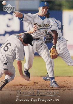 #171 Danny Klassen - Beloit Brewers - 1995 Upper Deck Minor League Baseball
