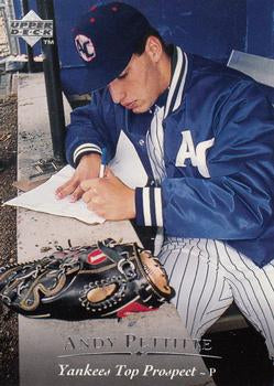 #176 Andy Pettitte - Columbus Clippers - 1995 Upper Deck Minor League Baseball