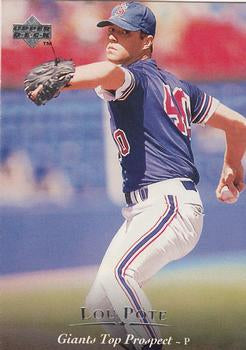 #177 Lou Pote - Shreveport Captains - 1995 Upper Deck Minor League Baseball