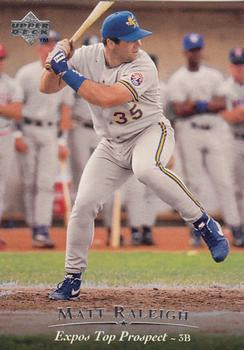 #210 Matt Raleigh - Burlington Bees - 1995 Upper Deck Minor League Baseball