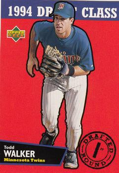 #220 Todd Walker - Fort Myers Miracle - 1995 Upper Deck Minor League Baseball