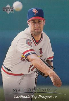 #44 Matt Arrandale - St. Petersburg Cardinals - 1995 Upper Deck Minor League Baseball