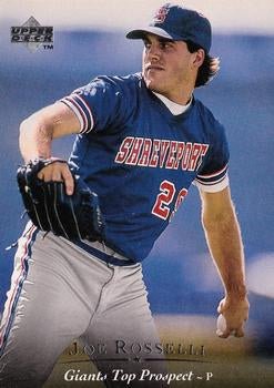 #79 Joe Rosselli - Shreveport Captains - 1995 Upper Deck Minor League Baseball