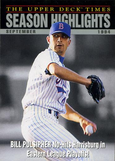#106 Bill Pulsipher - Binghamton Mets - 1995 Upper Deck Minor League Baseball