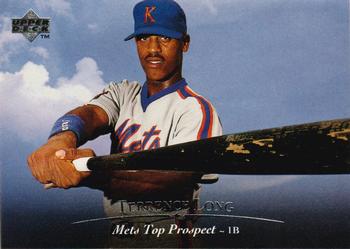 #175 Terrence Long - Kingsport Mets - 1995 Upper Deck Minor League Baseball