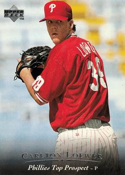 #202 Carlton Loewer - Clearwater Phillies - 1995 Upper Deck Minor League Baseball