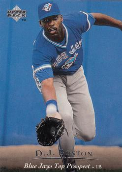 #52 D.J. Boston - Dunedin Blue Jays - 1995 Upper Deck Minor League Baseball