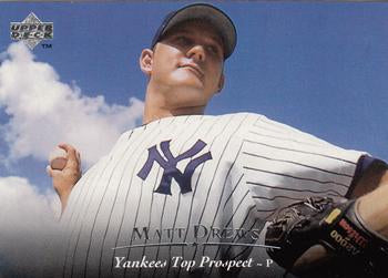 #54 Matt Drews - Oneonta Yankees - 1995 Upper Deck Minor League Baseball