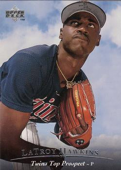 #7 LaTroy Hawkins - Nashville Xpress - 1995 Upper Deck Minor League Baseball