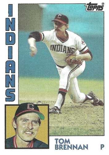 #662 Tom Brennan - Cleveland Indians - 1984 Topps Baseball