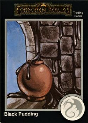 #663 Black Pudding - 1991 TSR Advanced Dungeons & Dragons - Silver