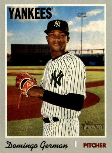 #664 Domingo German - New York Yankees - 2019 Topps Heritage Baseball