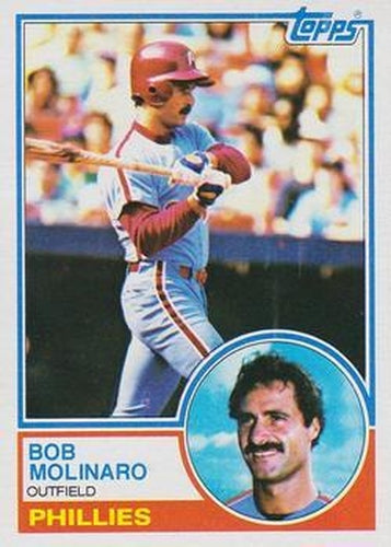 #664 Bob Molinaro - Philadelphia Phillies - 1983 Topps Baseball